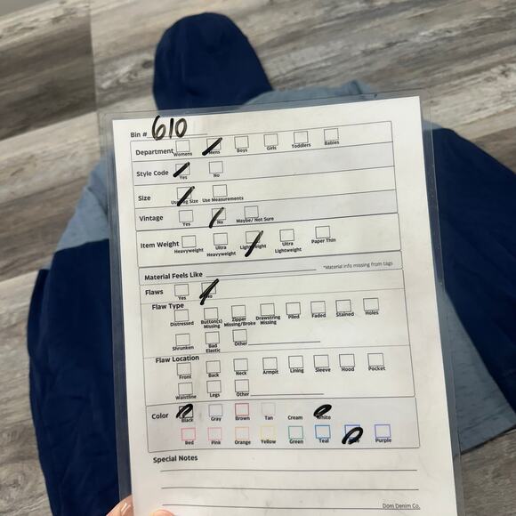 Adidas Mens Gray Two Toned Navy Blue Gray Men L 3-Stripes Logo Sweatshirt Hoodie - Picture 8 of 9